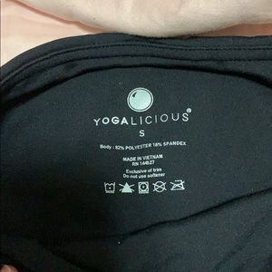 Yogalicious black leggings